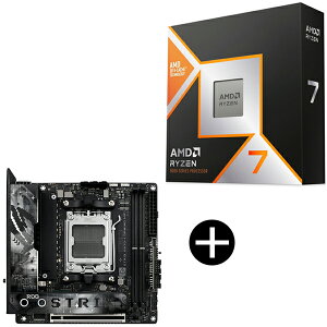 AMD Ryzen 7 9800X3D CPU + ASUS ROG-STRIX X870-I GAMING WIFI }U[{[h Zbg