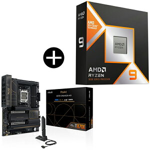 AMD Ryzen 9 9900X3D CPU + ASUS PROART-X870E CREATOR WIFI }U[{[h Zbg
