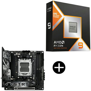 AMD Ryzen 9 9900X3D CPU + ASUS ROG-STRIX X870-I GAMING WIFI }U[{[h Zbg
