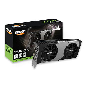GD5060T-16GERX2OC ELSA �u���b�N INNO3D GeForce RTX 5060 Ti 16GB TWIN X2 OC [�O���t�B�b�N�{�[�h]�yKK9N0D18P�z