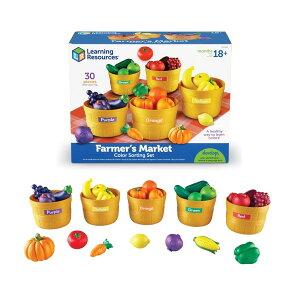 LER 3060 Farmer's Market Color Sorting Set F悤!t@[}[Y}[Pbg Learning Resources