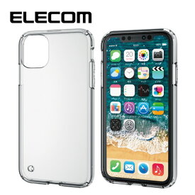 ELECOM PM-A19CHVCCR iPhone 6.1インチ ケース 耐衝撃 高透明 クリア メーカー直送