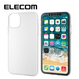 ELECOM PM-A19CUCUCR iPhone 6.1インチ ケース ソフト クリア 0.7mm