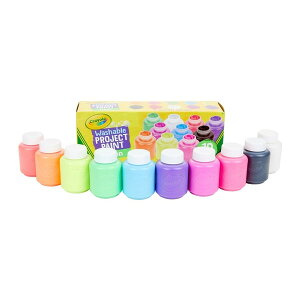 Washable Kid's Paint 10 Neon Colors łƂLbYG̋ 10FZbg (lIJ[) 542390 Crayola