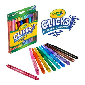 yGg[P5{!2020:00-271:59z Clicks Retractable Markers 588370 Crayola