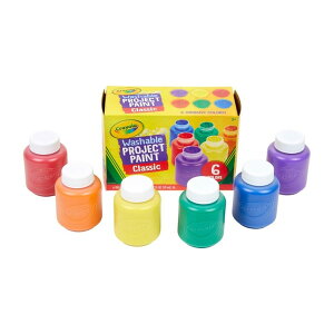 Washable Kid's Paint 6 Classic Colors łƂLbYG̋ 6FZbg (NVbNJ[) 541204 Crayola