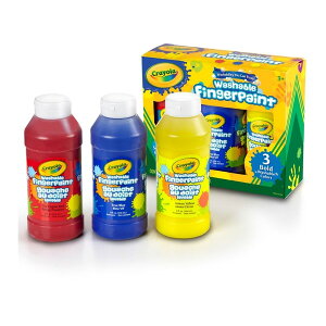 Washable Finger Paint Bold łƂtBK[yCg 3FZbg ({[h) 551310 Crayola