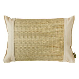 81966060 国産い草平枕 倉敷帆布使用(同色2個セット) 32×22×10 ベージュ 萩原 メーカー直送