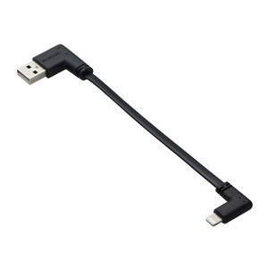 MPA-UALLL01BK ELECOM iPhone[dP[u (USB-A to CgjOP[u) Z 0.1m L tbg MFiF ubN