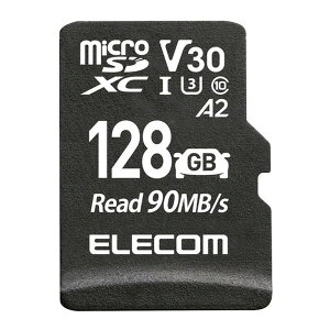MF-DRMR128GU13 ELECOM micro SDJ[h 128GB Class10 UHS-I U3 V30 A2 microSDXC Ǎő90MB/s h IPX7 ϋvf