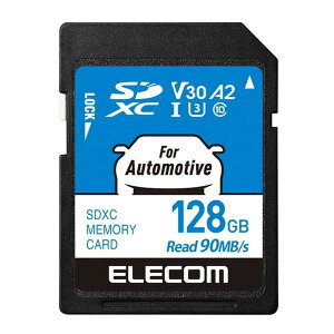 MF-DRSD128GU13 ELECOM SDJ[h SDXC 128GB Class10 UHS-I U3 V30 A2 Ǎő90MB/s (J[ir/ĎJΉ) ϋvf