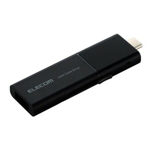 ESD-EWB0500GBKR ELECOM SSD Ot 500GB USB3.2Gen1 Ǎő420MB/b USB^ XCh  Type-C/USB-A Ή ubN
