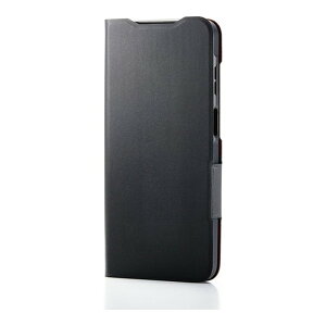 PM-G253PLFUBK ELECOM Galaxy A25 5G �P�[�X ���U�[ �J�o�[ �蒠�^ �}�O�l�b�g �t���b�v �Ռ��z�� ���y�� ���^ �X�^���h�@�\�t UltraSlim �u���b�N