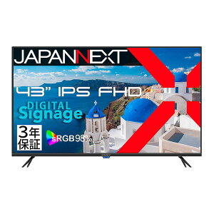 JN-IPS43FHD2-U-H3 JAPANNEXT [43�^ �t�����j�^�[ (3�N���[�J�[�ۏ�)]