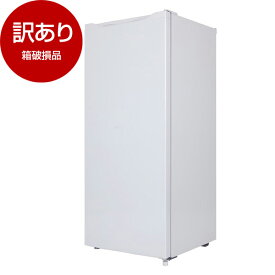 【箱破損品】 冷凍庫 145L MAXZEN マクスゼン JF145ML01WH ホワイト 白 右開き 【アウトレット】