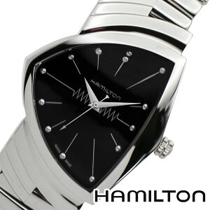 �y���r���[�ŉ����ۏ� 4�N�z�n�~���g�� HAMILTON �x���`���� Ventura QUARTZ �N�I�[�c 32mm x 50mm H24411232 �u���b�N �r���v �����Y �X�C�X�� �G�����B�X �v���[���g �M�t�g�y�C�O���K�i�z
