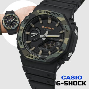 �y���r���[�ŉ����ۏ� 11�N�zCASIO �J�V�I GA-2100SU-1A G-SHOCK G-�V���b�N ANALOG-DIGITAL 2100 Series �u���b�N �����Y �r���v �J�[�{���R�A �ϏՌ� 20�C���h�� �A�i�f�W ���^ �y�� LED�t �M�t�g �v���[���g