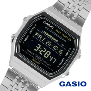 �y���r���[�ŉ����ۏ� 11�N�zCASIO �J�V�I ABL-100WE-1B �V���o�[ �u���b�N �����Y �r���v �`�[�v�J�V�I �X�}�[�g�t�H�������N CLASSIC �f�W�^�� ���퐶���h�� �X�e�����X �M�t�g �v���[���g ���j�Z