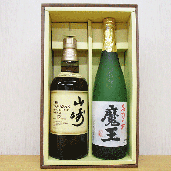楽天市場】ウイスキー サントリー山崎12年と魔王のセット ギフト