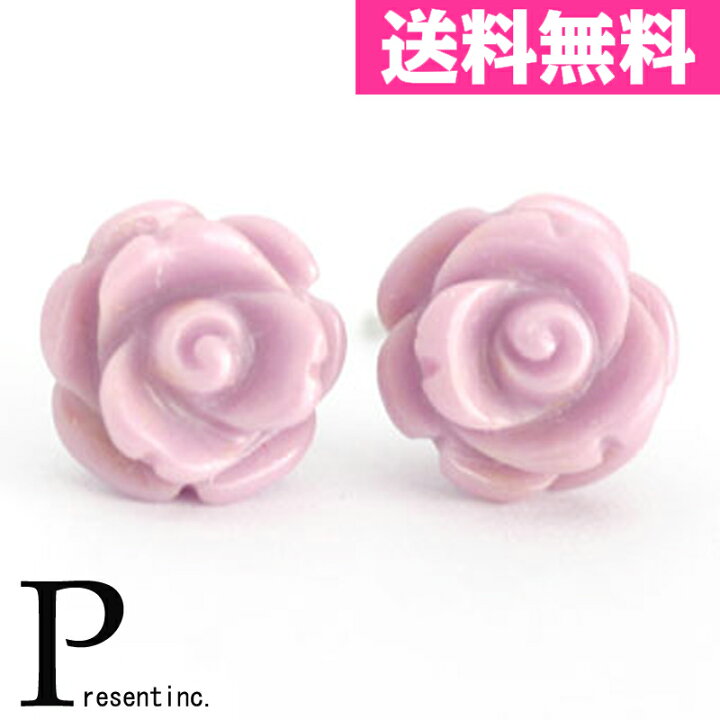 楽天市場】薔薇ピアス フォスフォシデライト バラ K14 ホワイト 