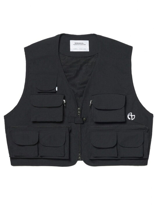 楽天市場】正規品【 NOMANUAL NYLON UTILITY VEST 】 ノーマニュアル 