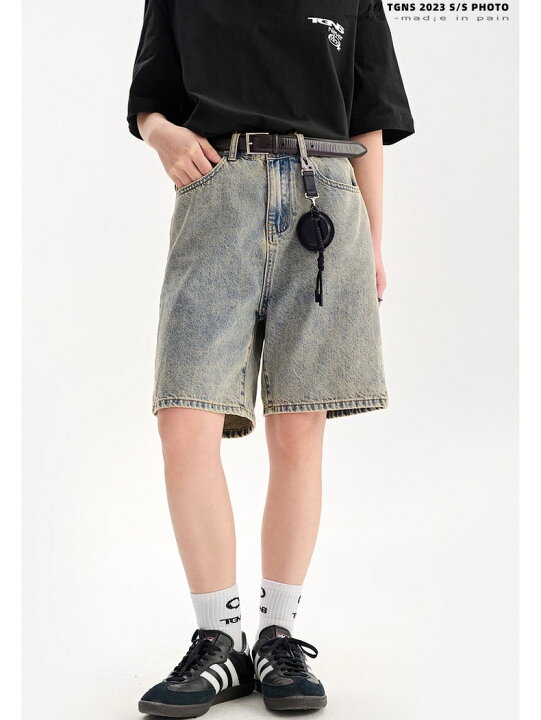 楽天市場】正規品 【 TGNS Old denim shorts 】 ツーガンズ オールド 