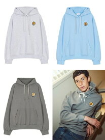 【SALE】正規品【 MISTER CHILD 】 ミスターチャイルド SMILE LOGO HOOD フーディ トレーナー パーカー 韓国 韓国ブランド 韓国ファッション ユニセックス メンズ レディース 原宿 ストリート ワッペン Pressing pressing プレッシング プレッシングウェブショップ