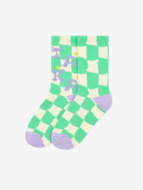正規品 【 TAKA ORIGINAL logo checkerboard crew socks 】 タカオリジナル ソックス 靴下 カラーソックス ロゴソックス ブロックチェック Pressing pressing プレッシング プレッシングウェブショップ