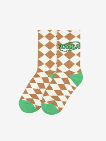 正規品 【 TAKA ORIGINAL classic logo socks 】 タカオリジナル ソックス 靴下 カラーソックス ロゴソックス ブロックチェック Pressing pressing プレッシング プレッシングウェブショップ