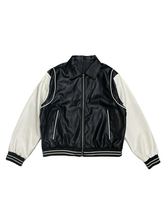 楽天市場】正規品【 Chikashitsu + leather piping jacket (2color 