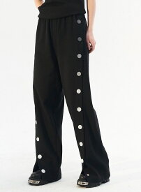 【SALE】正規品 【 MODITEC 】 モディテック Side Button Black Pants メンズ レディース ユニセックス オーバーサイズ ストリート 台湾ファッション 台湾 台湾ブランド パンツ Pressing pressing プレッシング プレッシングウェブショップ