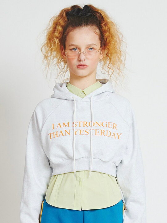 楽天市場】正規品【 CRANK SLOGAN CROP HOODIE 】 クランク フーディー 