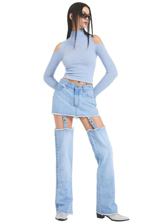 楽天市場】【SALE】正規品【 CRANK LAYERED DENIM SKIRT 】 クランク 