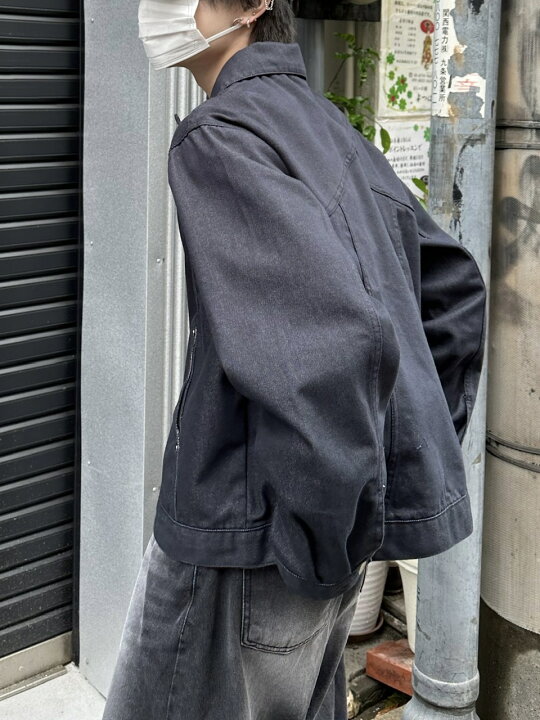 楽天市場】正規品 【 Chikashitsu + set up design denim short jacket 