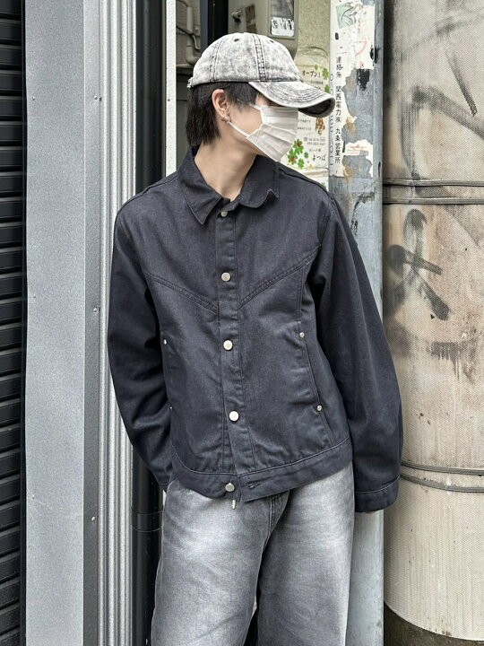 楽天市場】正規品 【 Chikashitsu + set up design denim short jacket 