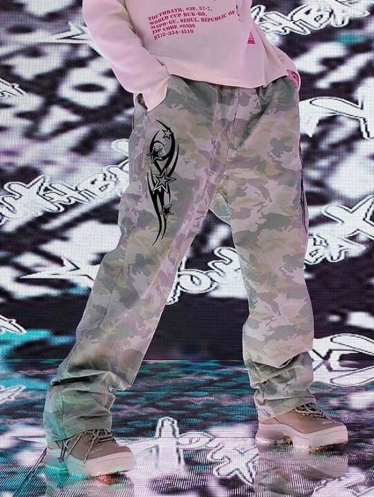 楽天市場】正規品【 YOUTHBATH Wide Camo String Banding Pants 