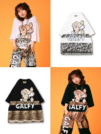 正規品【 GALFY 小島 Tee 】 ガルフィー Tシャツ 半袖 半袖トップス オーバーサイズT ビッグシルエット ラインストーン Pressing pressing プレッシング プレッシングウェブショップ vandy the pink tripp nyc unknown london oy オーワイ supplier unknown GALFY ガルフィ