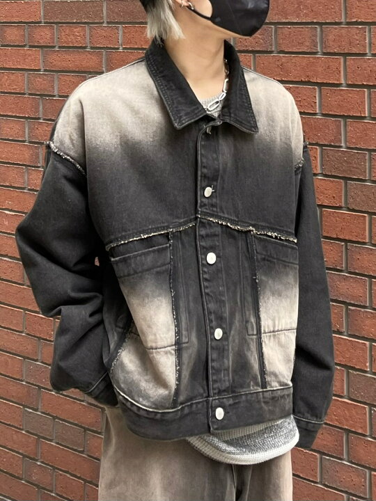 楽天市場】正規品 【 Chikashitsu + vintage wash denim jacket 