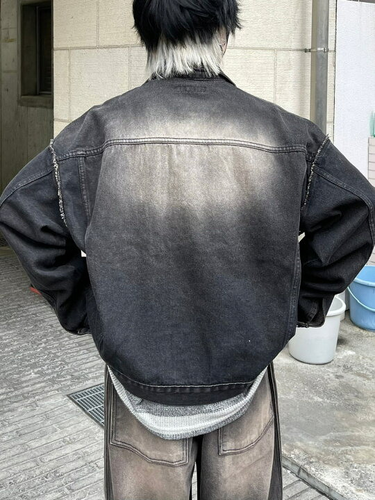 楽天市場】正規品 【 Chikashitsu + vintage wash denim jacket 