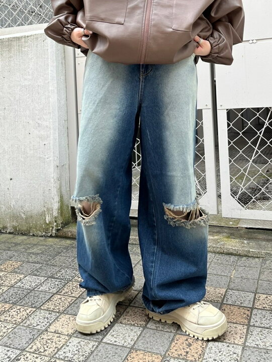Chikashitsu + ウォッシュスリムデニムパンツ 楽天市場】正規品 