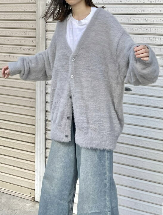 楽天市場】正規品 【 Chikashitsu + hairy cardigan (3color  