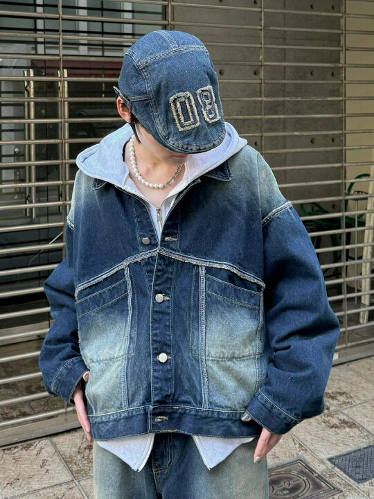 楽天市場】正規品【 Chikashitsu + vintage wash denim jacket 