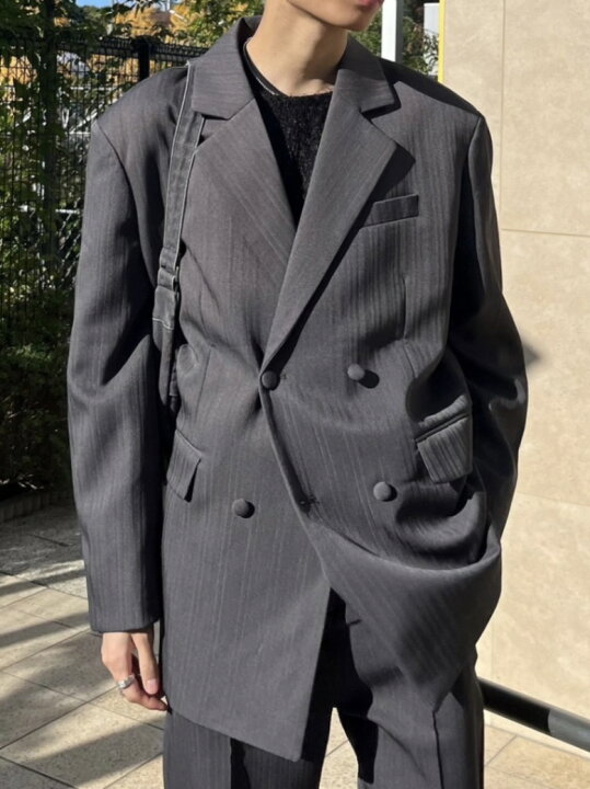 楽天市場】正規品【 Chikashitsu + set up double jacket (2color 