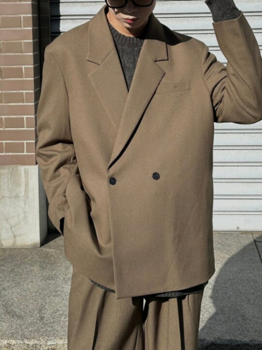 楽天市場】正規品【 Chikashitsu + set up overfit double jacket 