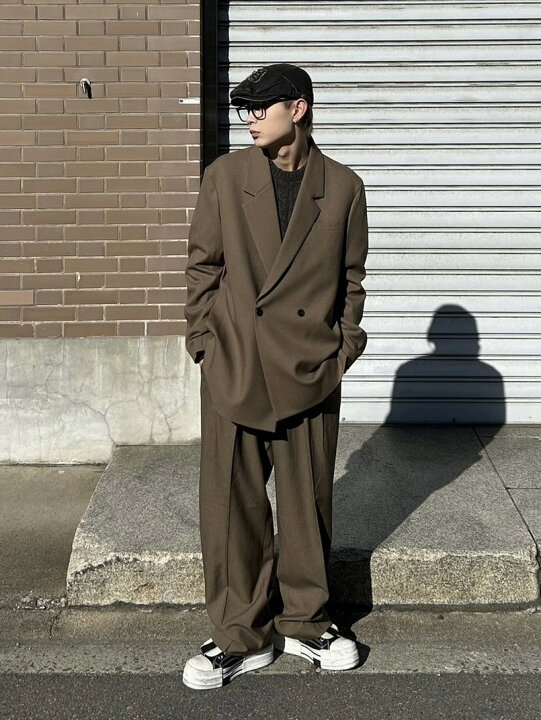 楽天市場】正規品【 Chikashitsu + set up overfit double jacket 