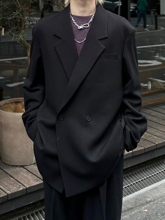 楽天市場】正規品【 Chikashitsu + set up overfit double jacket 