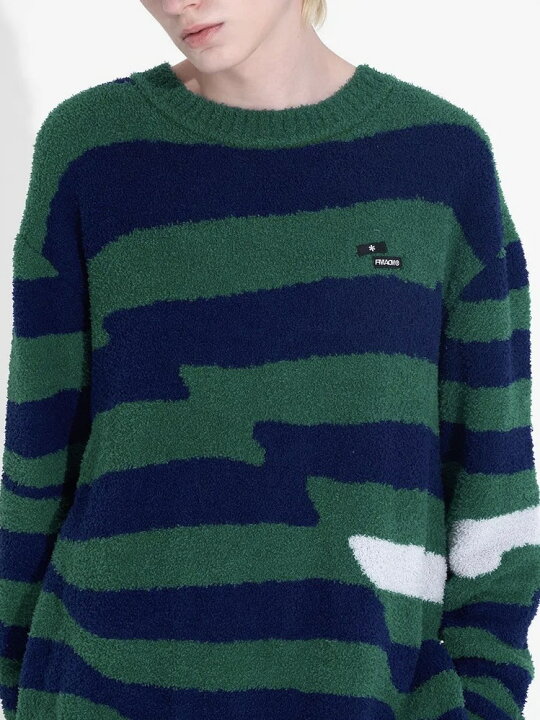 楽天市場】正規品【 FMACM STRIPED CLASH OF COLORS SWEATER 