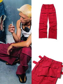 正規品【 AAH RED S CARGO PANTS 】 カーゴパンツ カーゴ パンツ Pressing pressing プレッシング プレッシングウェブショップ vandy the pink ガルフィー tripp nyc unknown london oy supplier unknown ガルフィー ガルフィparagraph パラグラフ