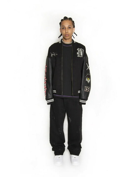 楽天市場】正規品【 UNKNOWN LONDON LOGO VARSITY JACKET 