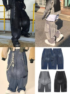 ���K�i�y SURGERY surgery remake denim wide balloon pants �z �T�[�W�F���[ �f�j���p���c �W�[���Y �f�j�� ���C�h�f�j�� ���C�h�p���c Pressing pressing �v���b�V���O �v���b�V���O�E�F�u�V���b�v vandy the pink 
